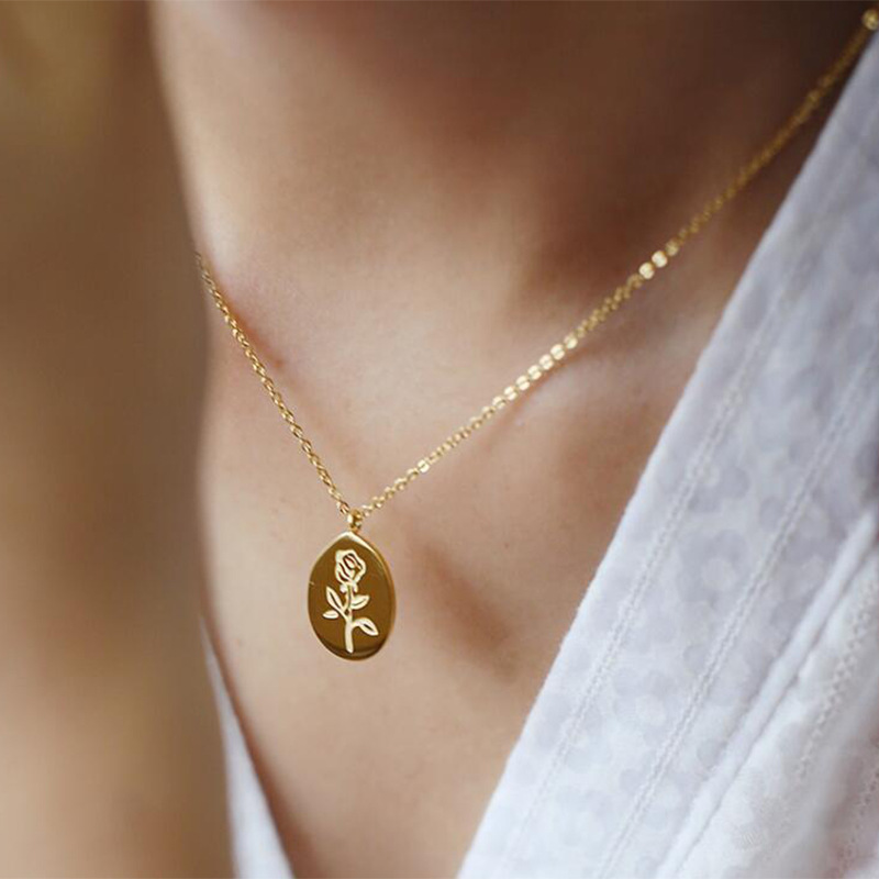 Naszyjniki ze stali nierdzewne – Birth Flower Necklace recenzja i cena