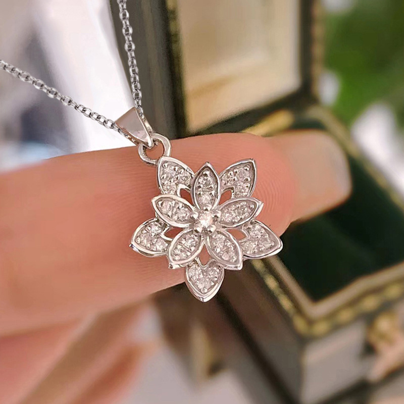 Naszyjnik ze srebra próby 925  – Birth Flower Necklace recenzja i cena